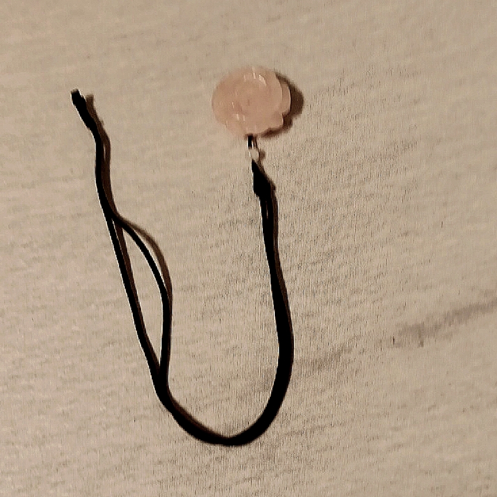 Pink Flower Pendant Necklace